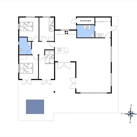 펜션 Sj345-haderslev-soborgen-3 Diernæs